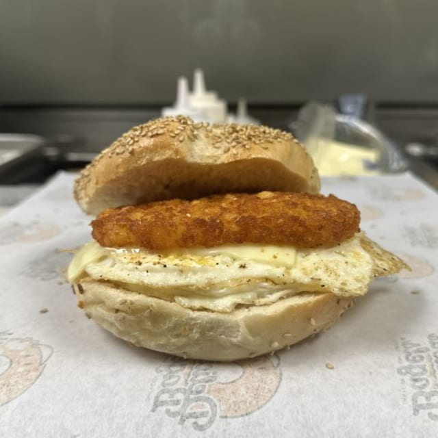 Egg and Cheese Sandwich.
