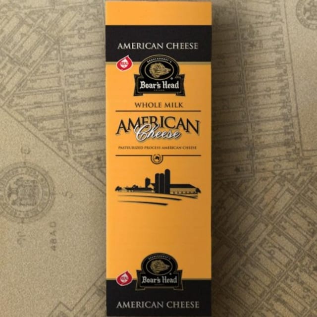 Yellow American Cheese.