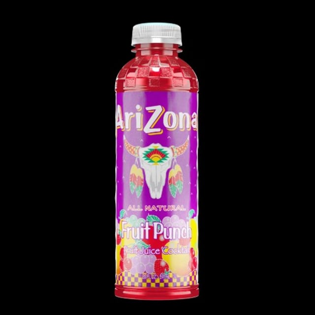 Arizona Iced Tea with Fruit Punch.