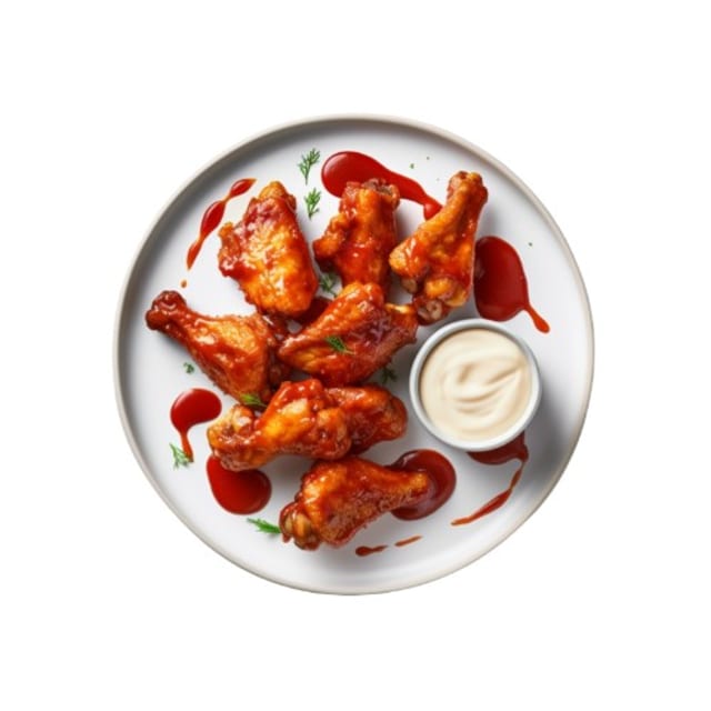 6 Buffalo Wings.
